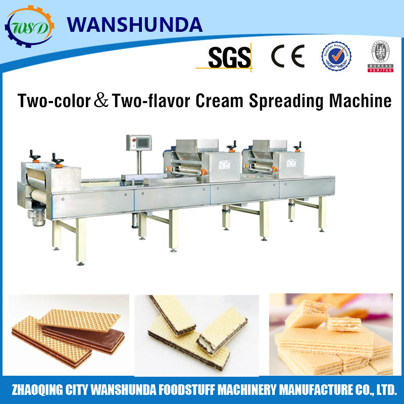 Wafer Sheet Cream Spreading Machine of Production Line