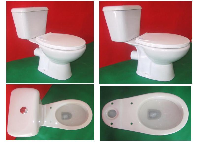 Good Design Close-Coupled P-Trap Toilet