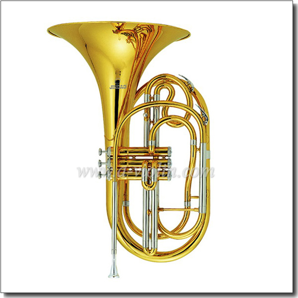 Stainless Steel Piston Bb Key Marching French Horn (MFH7200)
