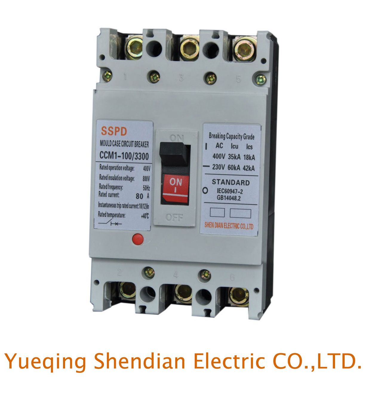 Cm1-100n 3p Moulded Case Circuit Breaker (MCCB) (CM1-100N 3P)