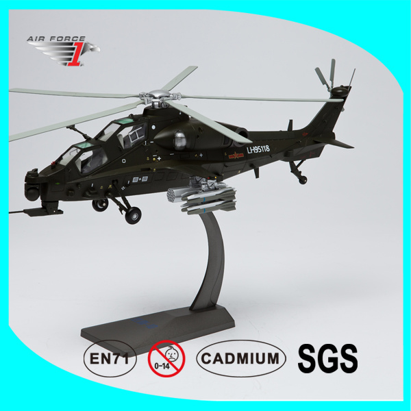 Z-10 Aircraft Model with Die-Cast Alloy