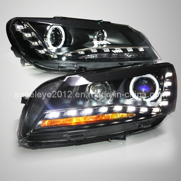 Passat B7 LED Headlamp Angel Eyes for Vw