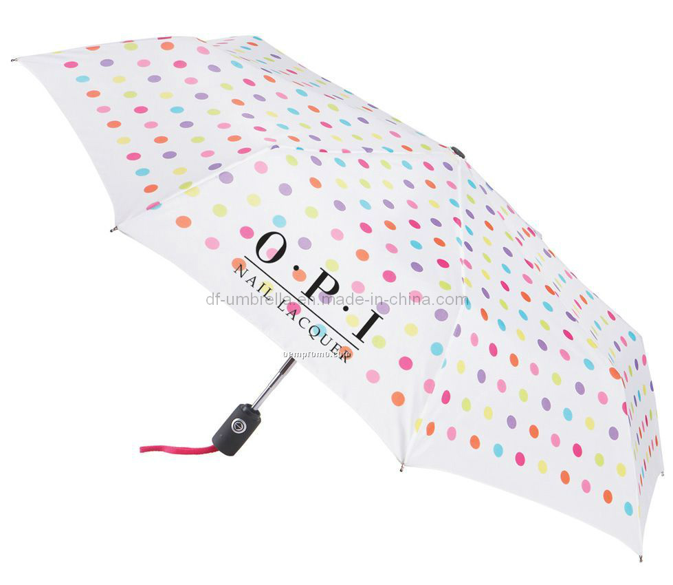 Full Color Printing 3 Foldable Umbrella