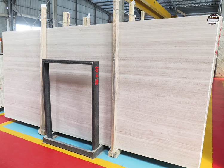 White Color Chinese Wood Marble