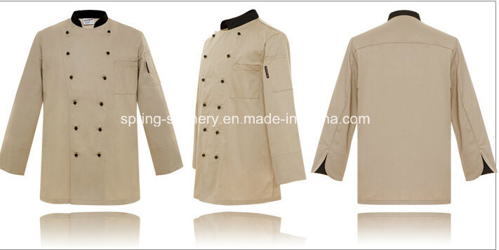 Chef Uniform-Nano-Protection-Waterproof-Oil Resistance-Work Uniform (W-022)