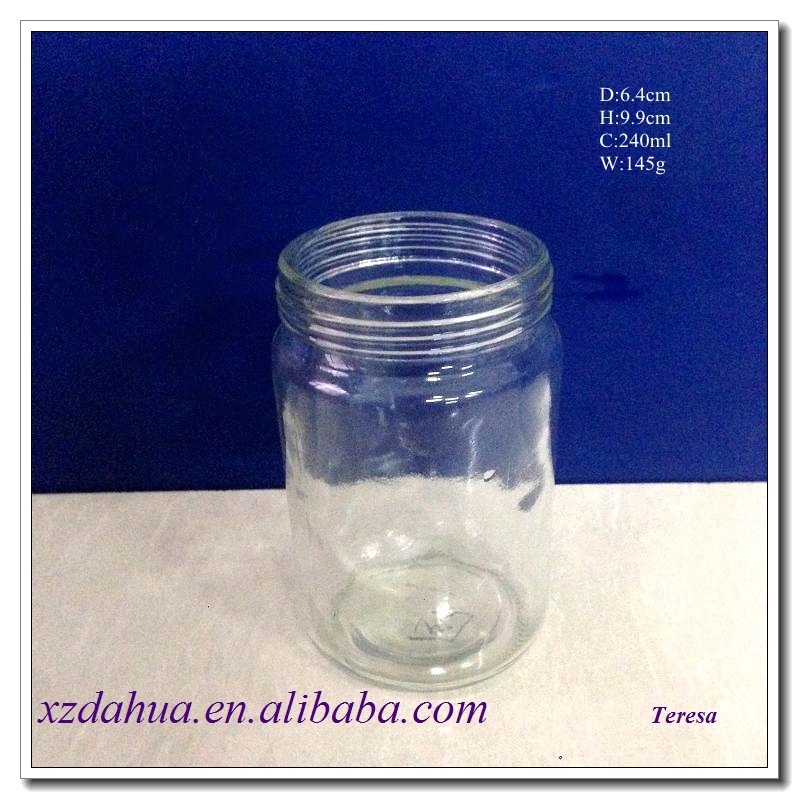 Wholesale 240ml Glass Honey Jam Jar
