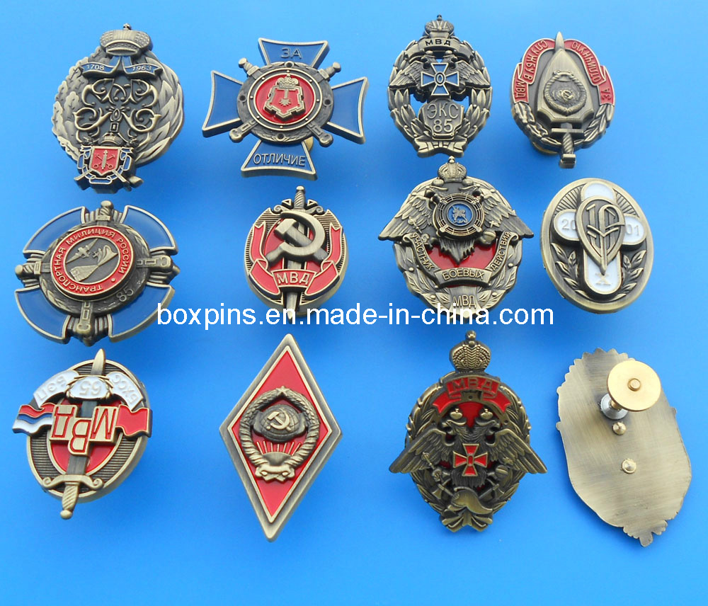 Custom Russia Matel Badge Insignia