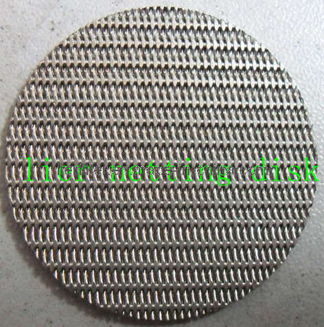 Sintered Filter Disk with Dutch Netting