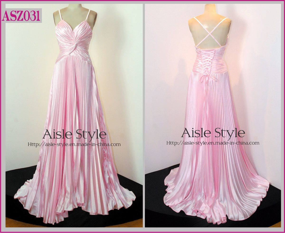 Crinkled Evening Gown (ASZ031)