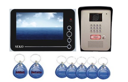 Home Security Video Door Phone with ID Card