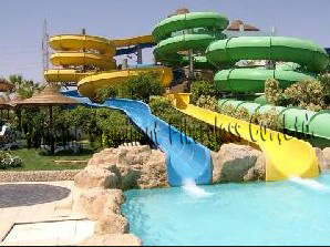 Theme Park Large Spiral Water Slide