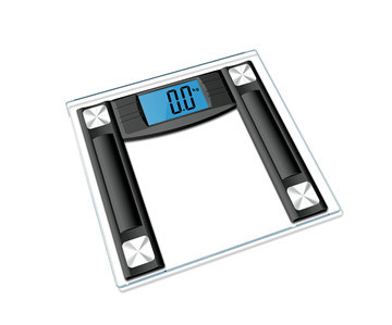 Body Scale with Large Blue Backlight LCD, Support Ios and Android (CW222)