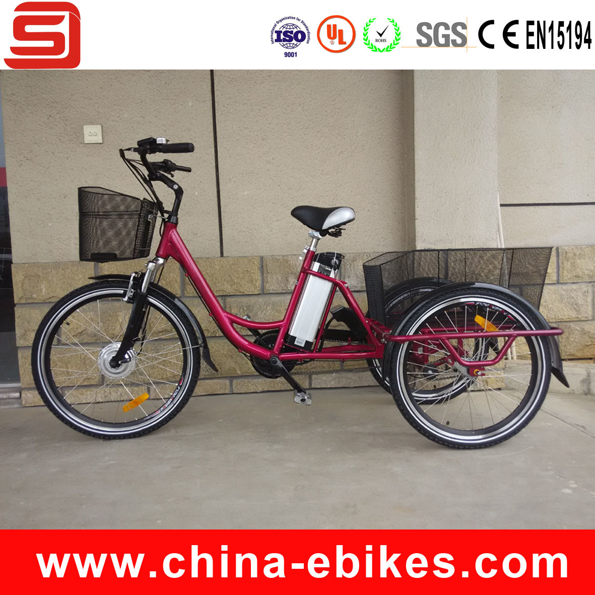 2015 New Model Aluminium Alloy Electric Tricycle (JSE506)
