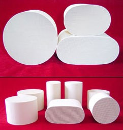 Exhaust System Honeycomb Ceramic Substrate Catalyst