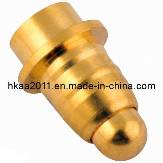 Custom Machining Brass Gold Plated Spring Loaded Test Pogo Pin Connector