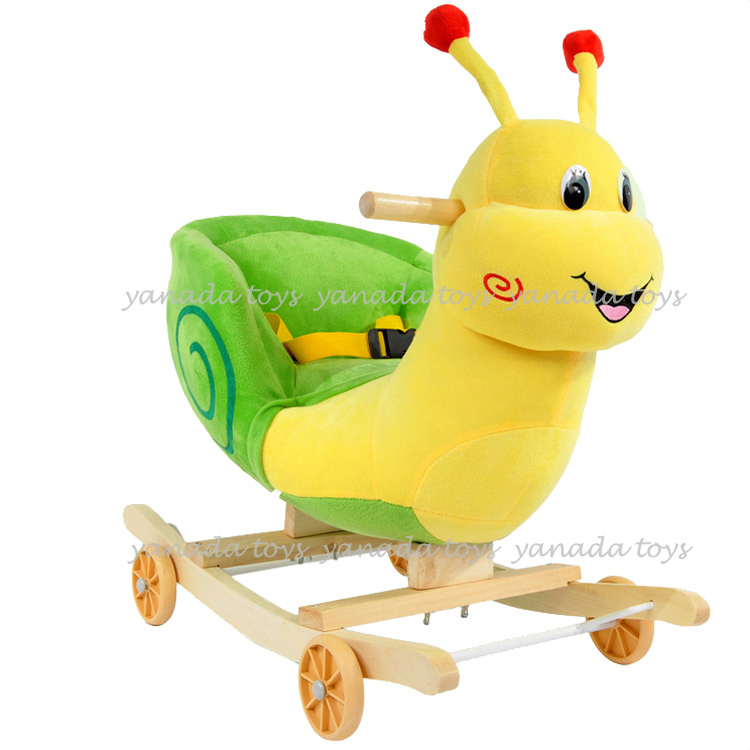 Lovely Rocking Snail Plush Kids Toys