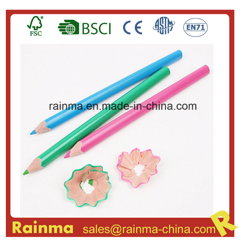 Jumbo Plastic Color Pencil with Triangle Shape