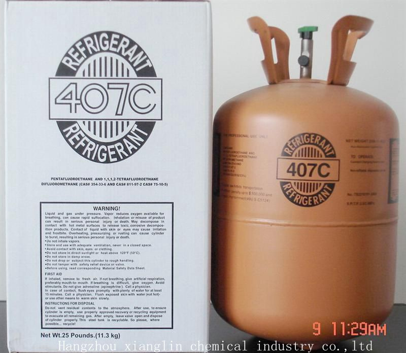 R407c Mixed Refrigerant Gas, Refrigerator