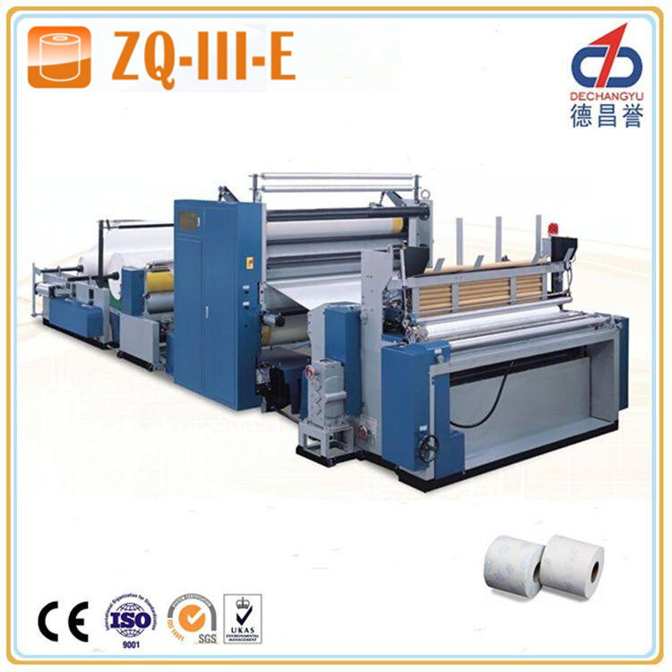 Zq-III-E CE Certification Toilet Tissue Paper Making Machine Equipment