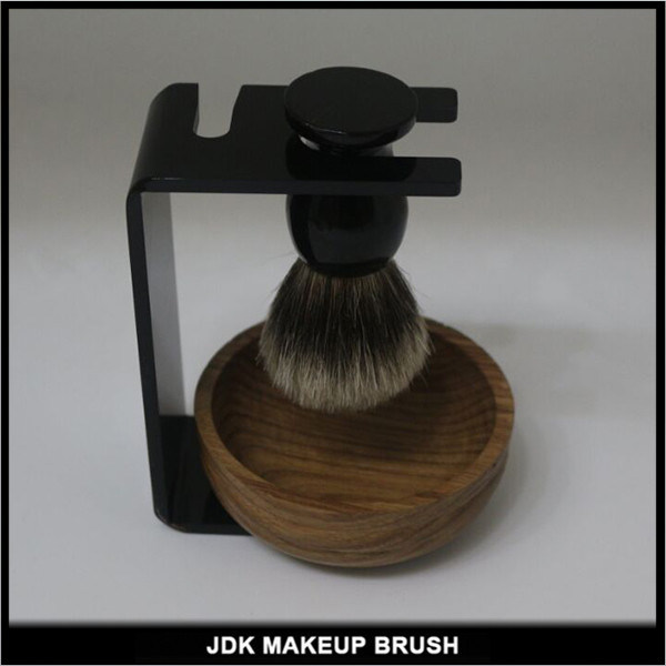 Wholesale Shaving Brush Woth Wooden Bowl and Acrylic Shaving Brush