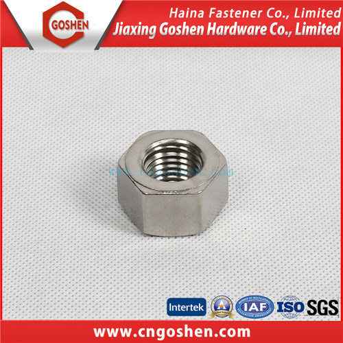 Stainless Steel Hex Nuts / Ss304 Ss316 Heavy Hex Nut