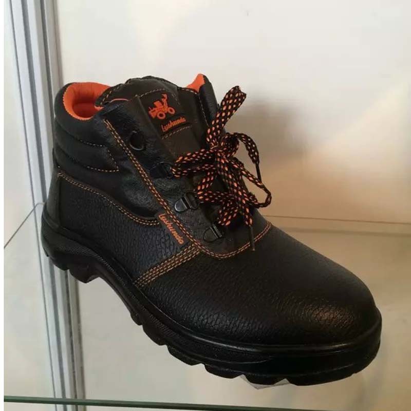 Working Footwear Industrial Outsole PU/Leather Safety Shoes