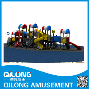 Hot-Selling Shape Outdoor Playground Equipment Slides (QL14-035A)