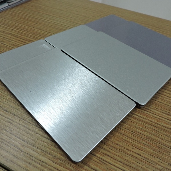 Brush Silver Aluminium Composite Material (ACM)