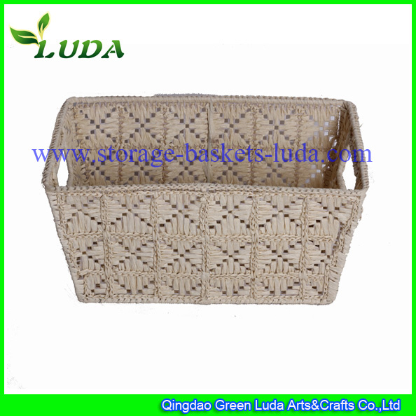 Luda Handmade Paper String Storage Basket