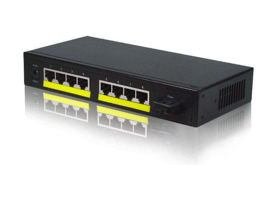 Fiber Optic Poe Network Switch Gigabit in Networking EV-Sc2082PT