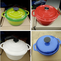 Enameled Cast Iron Casserole/Round Enamel Cooker