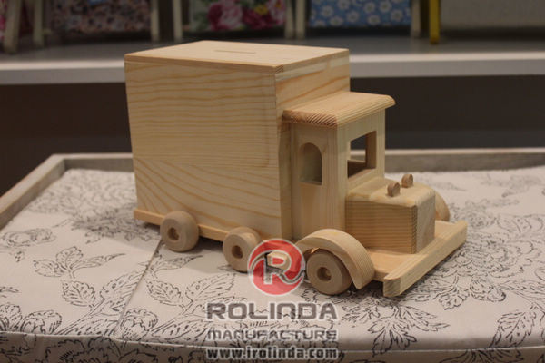 Handmade Wooden High Quality Truck Toy
