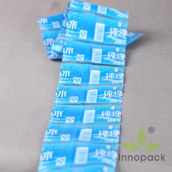 Printed Shrink Wrap Shrink Bottle Label for Beverage Packaging