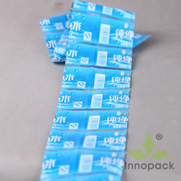 Printed Shrink Wrap Shrink Bottle Label for Beverage Packaging