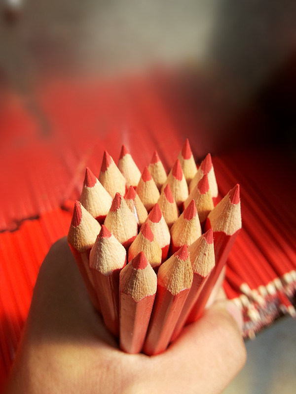 Hot Selling 6 Coloring Colorful Wood Pencil for Promotion (CP-101-06)
