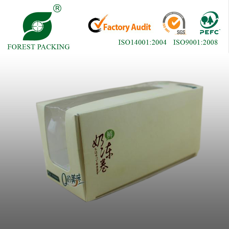 White Cardboard Mini Cupcake Paper Box (FP900007)