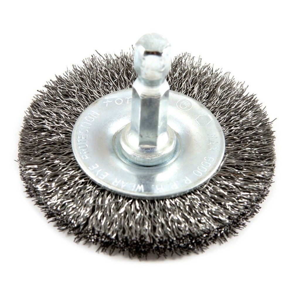 Shaft Wheel Brush with Long Working Life (Crimped wire)