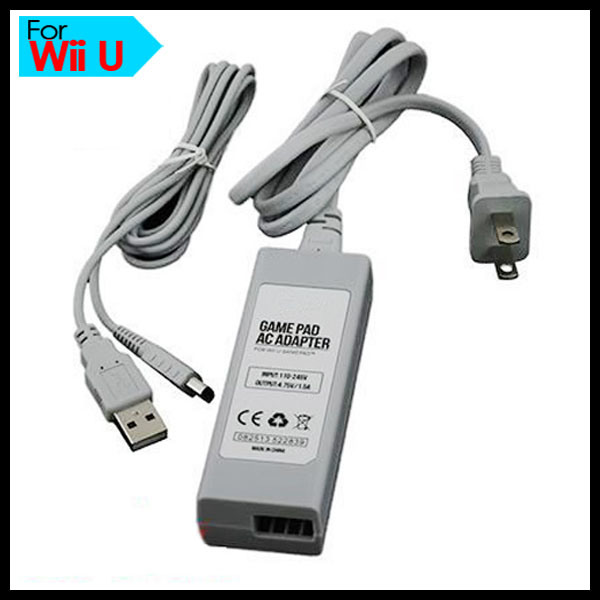 AC Power Supply Adapter for Nintendo Wii U Gamepad Remote Controller