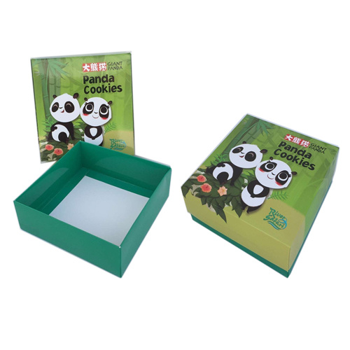 Fine Paper Packaging Box for Panda Cookies