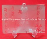 Tempered Glass Transparent Decorative Plate