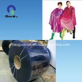 0.4mm Vinyl Crystal Soft Film Transparent PVC Raincoat