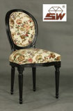 Upholstered French Furniture - Floral Louis Side Dining Chair L012