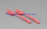 2-Piece Set Plastic Fork Tableware-Pink (Model. 1019)