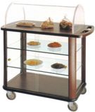 Hotel Restaurant 4 Wheels Dessert Hand Cart (SPC-1001)