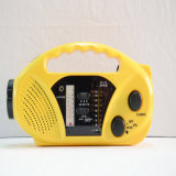 FM/Am/Sw Yellow Protable Mobile Charge Radio (HT-898)