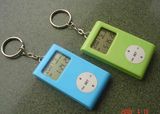 Keychain Appod Shape Calendar LCD  Clock (IP-619)