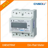 Single Phase Four Modular Four Tarrif DIN Rail Electric Meter DRM75sf