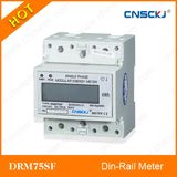 Single Phase Four Modular Four Tarrif DIN Rail Electric Meter DRM75sf