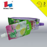 Pet Compound Plastic Fruit Juice Bag with Spout