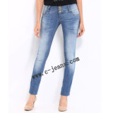 Garment for Women/Lady Fashion Skinny Denim Jeans (14180)